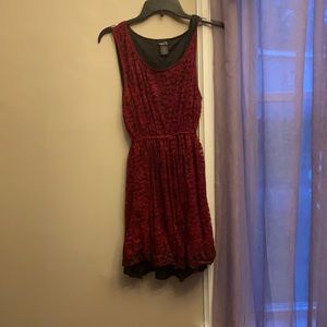 Maroon colored Rue 21 dress size large